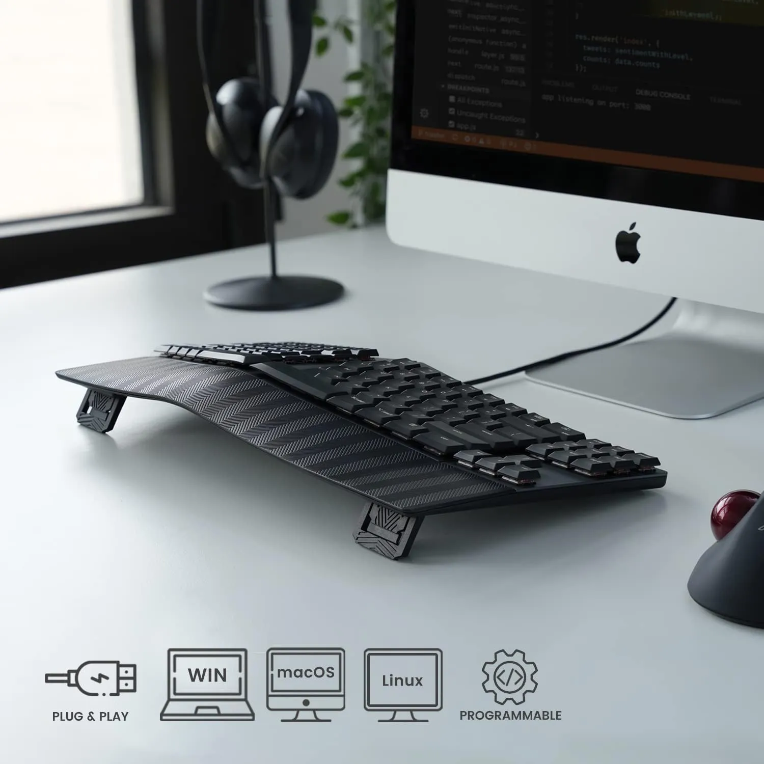 🖥️ Compact Ergonomic Keyboard 🖥️