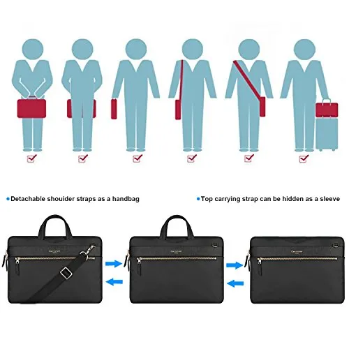 13 inch Laptop Bag, College Business  Briefcase Laptop Sleeve Case 12-13.3 inch Laptop Shoulder