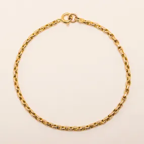 7" Antique 9ct Gold Belcher Bracelet