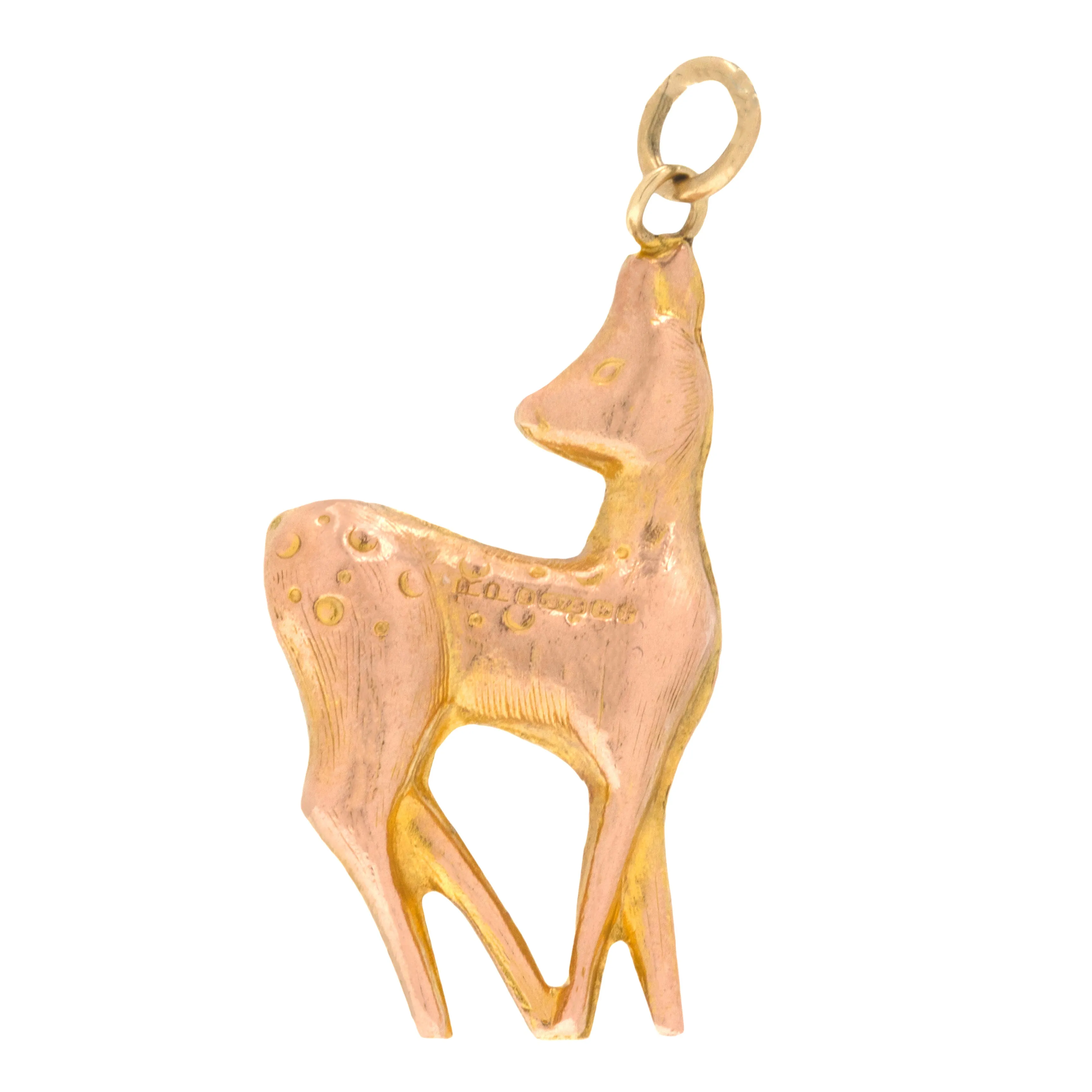 9ct Gold Bambi Pendant