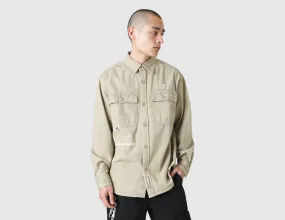 AAPE Long Sleeve Denim Shirt / Beige