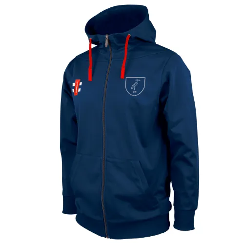 Alrewas cc Adult's Navy Pro Performance Hooded Top