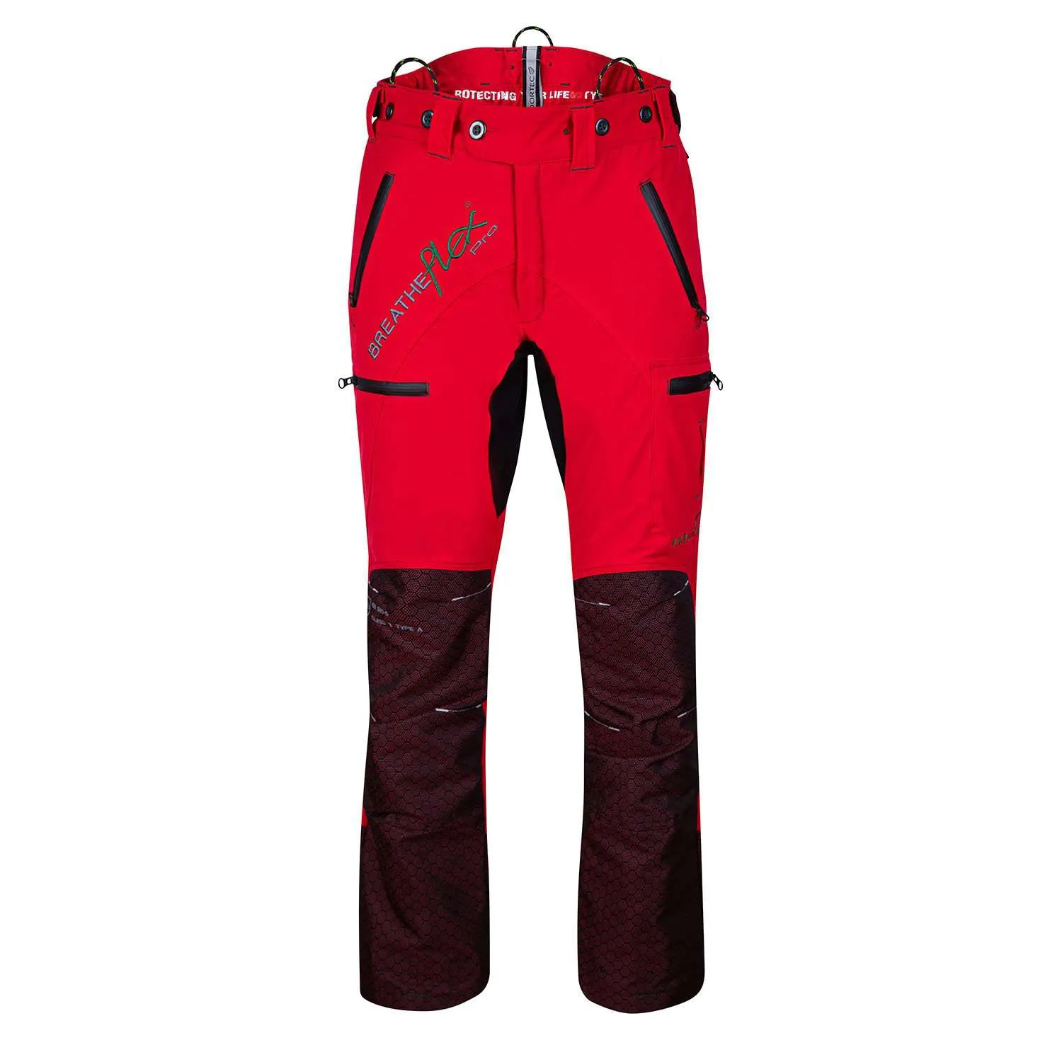 AT4071 Freestyle Chainsaw Pants Design C Class 1 - Red