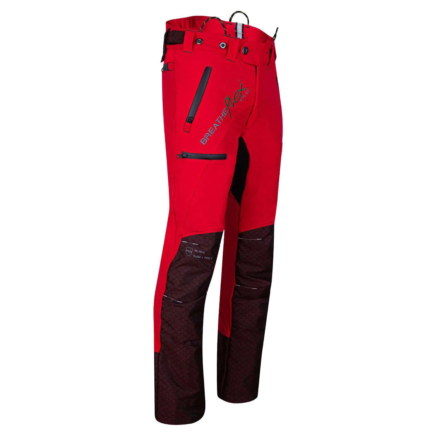 AT4071 Freestyle Chainsaw Pants Design C Class 1 - Red