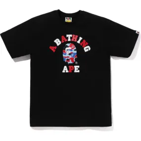 BAPE ABC Camo College Tee Black Chicago Store Exclusive