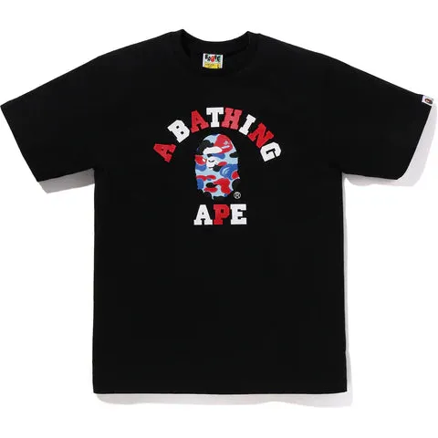 BAPE ABC Camo College Tee Black Chicago Store Exclusive