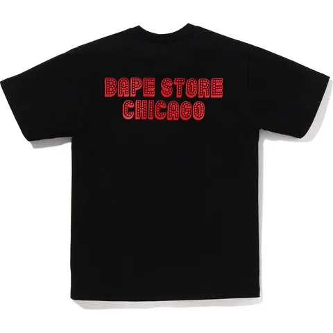 BAPE ABC Camo College Tee Black Chicago Store Exclusive