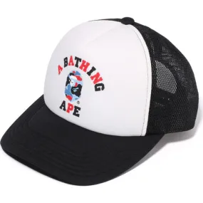 BAPE College Mesh Cap Black/White Chicago Store Exclusive