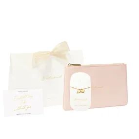 'Bridesmaid' Pouch & Bracelet Gift Set