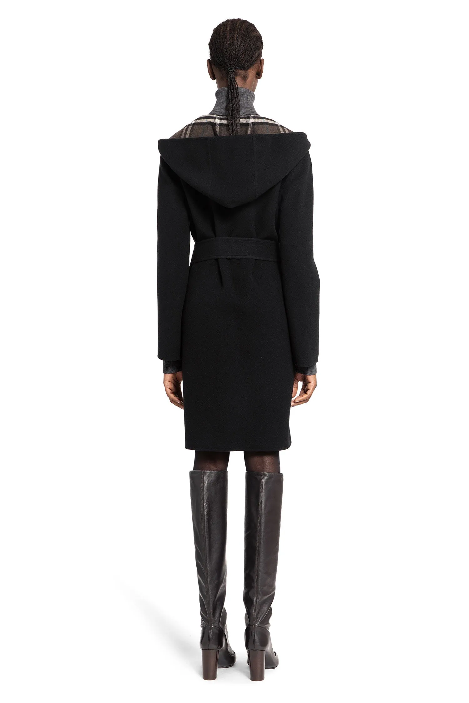 BURBERRY WOMAN BLACK COATS