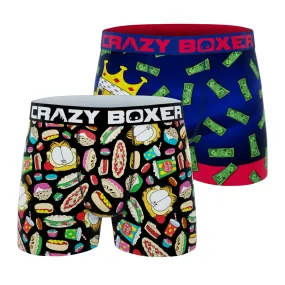 CRAZYBOXER Garfield King Men's Boxer Briefs (2 Pack)