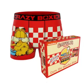 CRAZYBOXER Garfield Lasagna Box Men's Boxer Briefs (Creative Packaging)