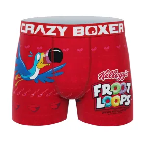 CRAZYBOXER Kellogg's Frosted Flakes and Froot Loops Men's Boxer Briefs (5 Pack)