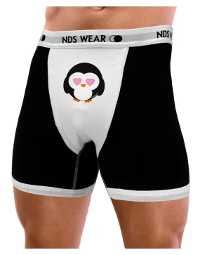 Cute Penguin - Heart Eyes Mens Boxer Brief Underwear by TooLoud