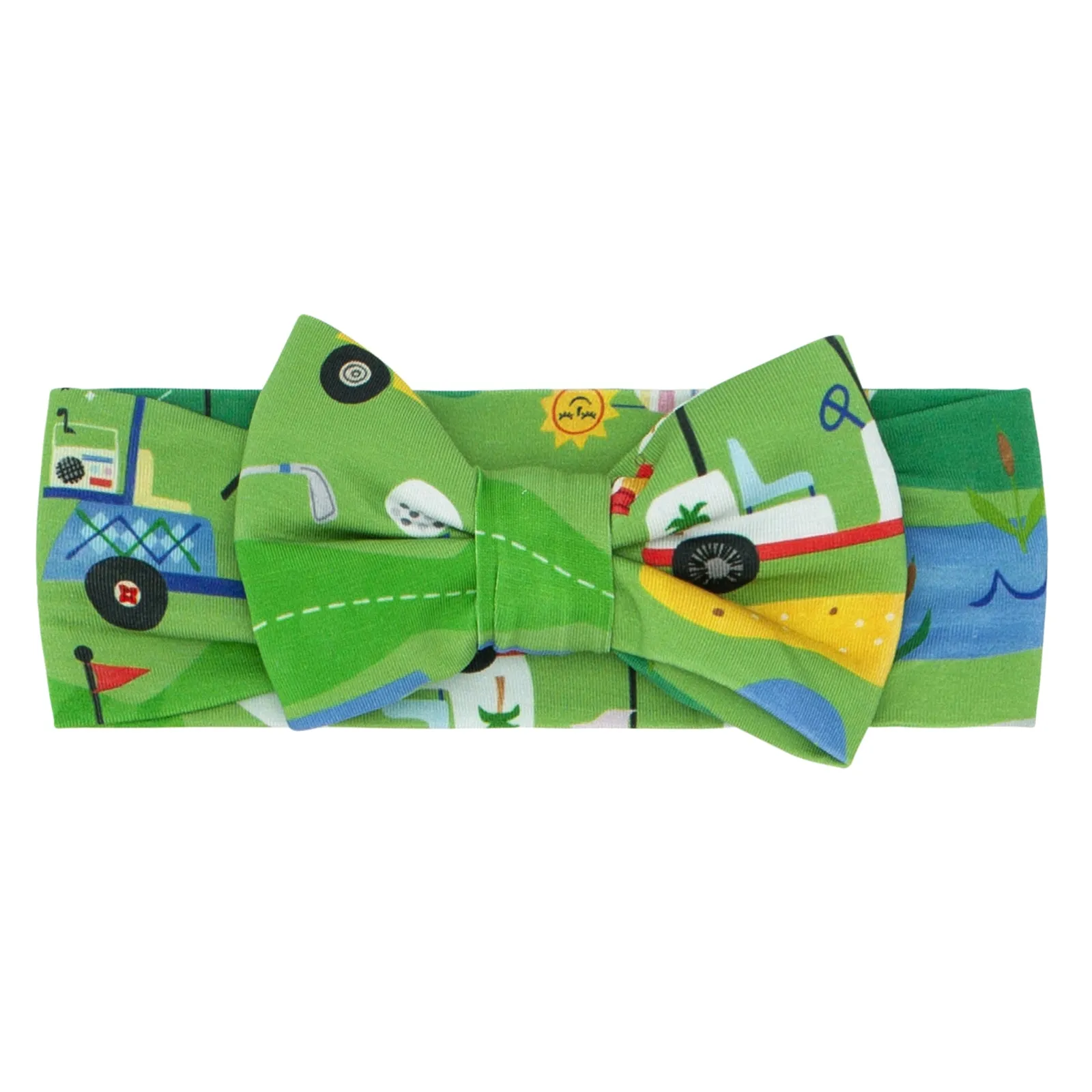 Fairway Fun Luxe Bow Headband