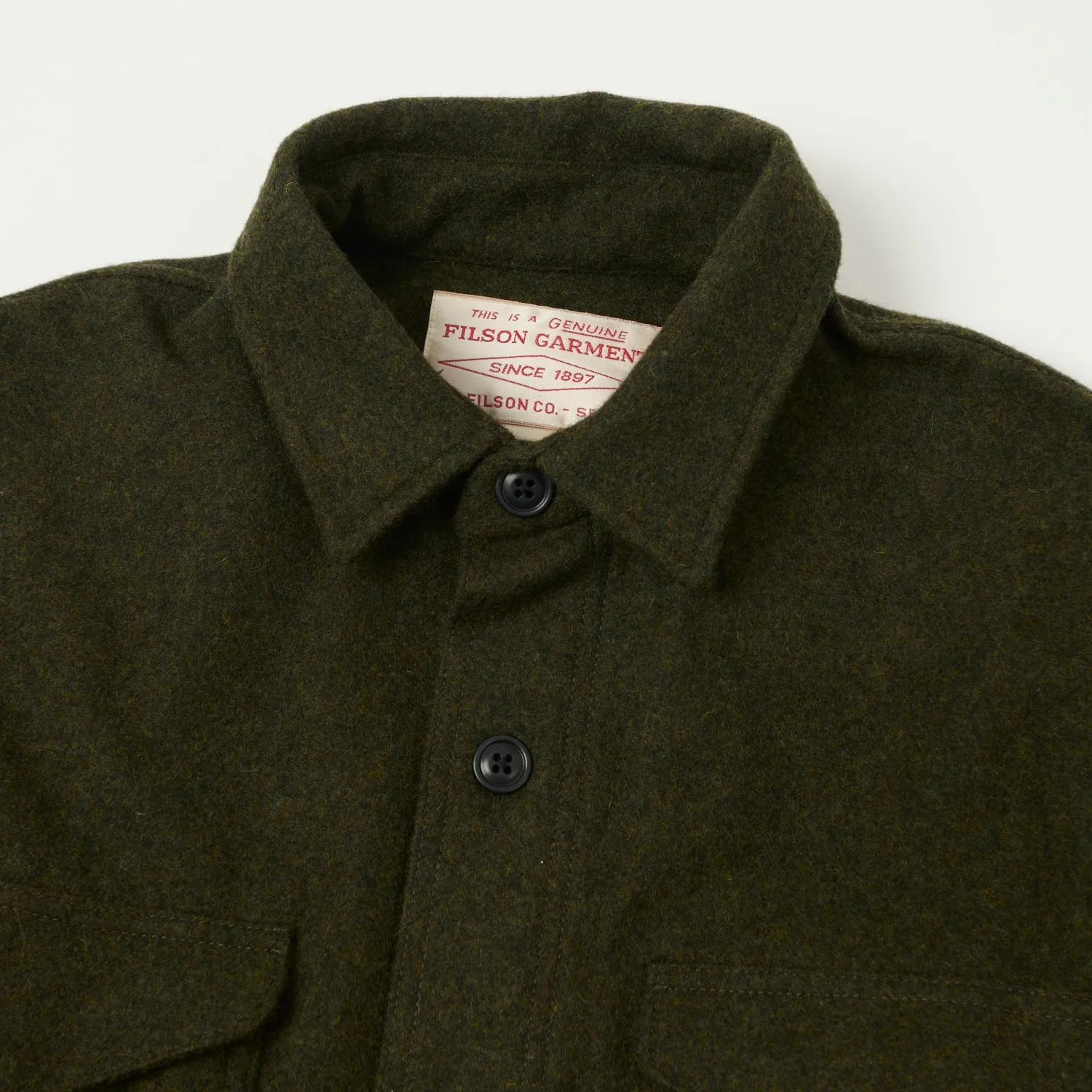 Filson Wool Jac-Shirt - Forest Green