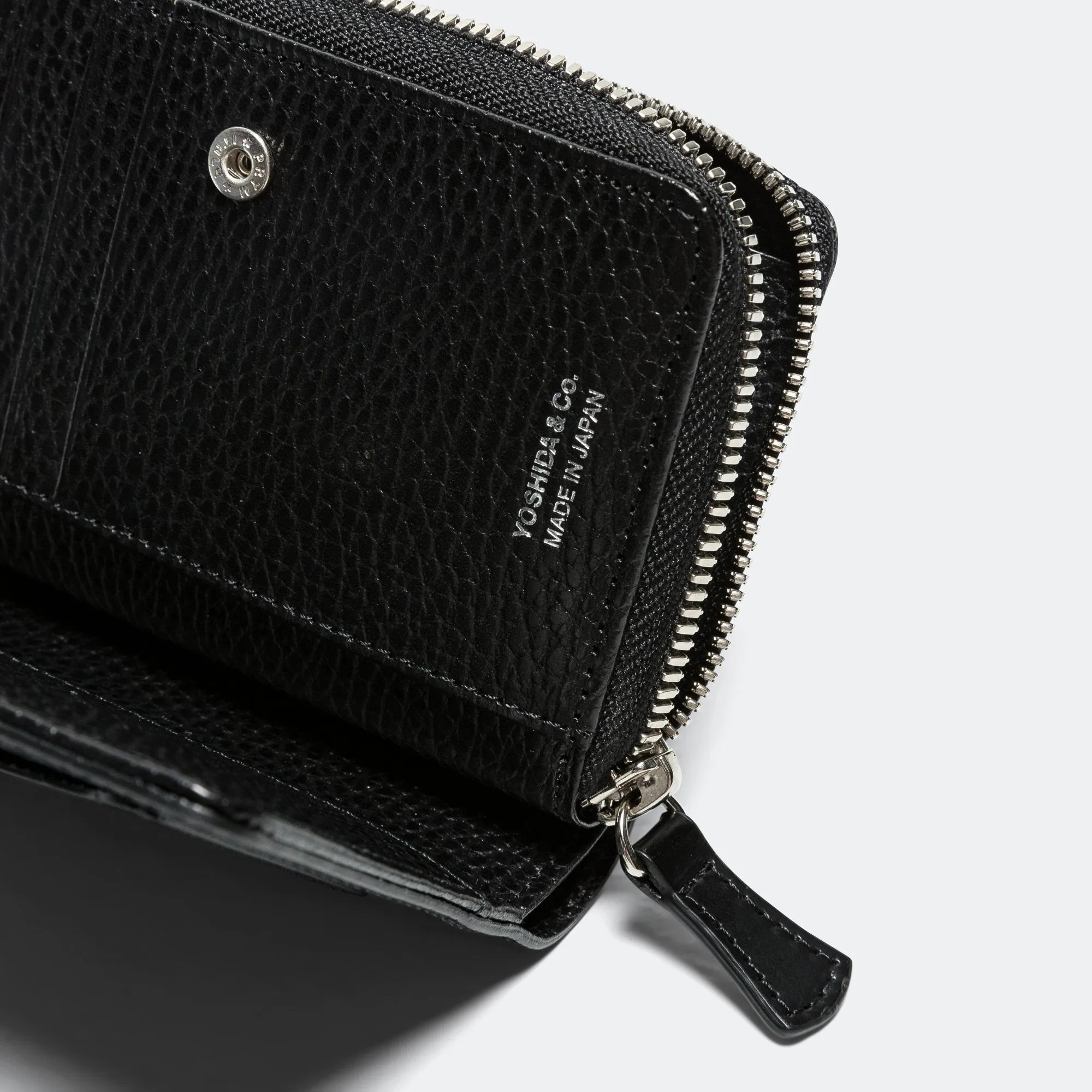 Glaze Zip Wallet - Black