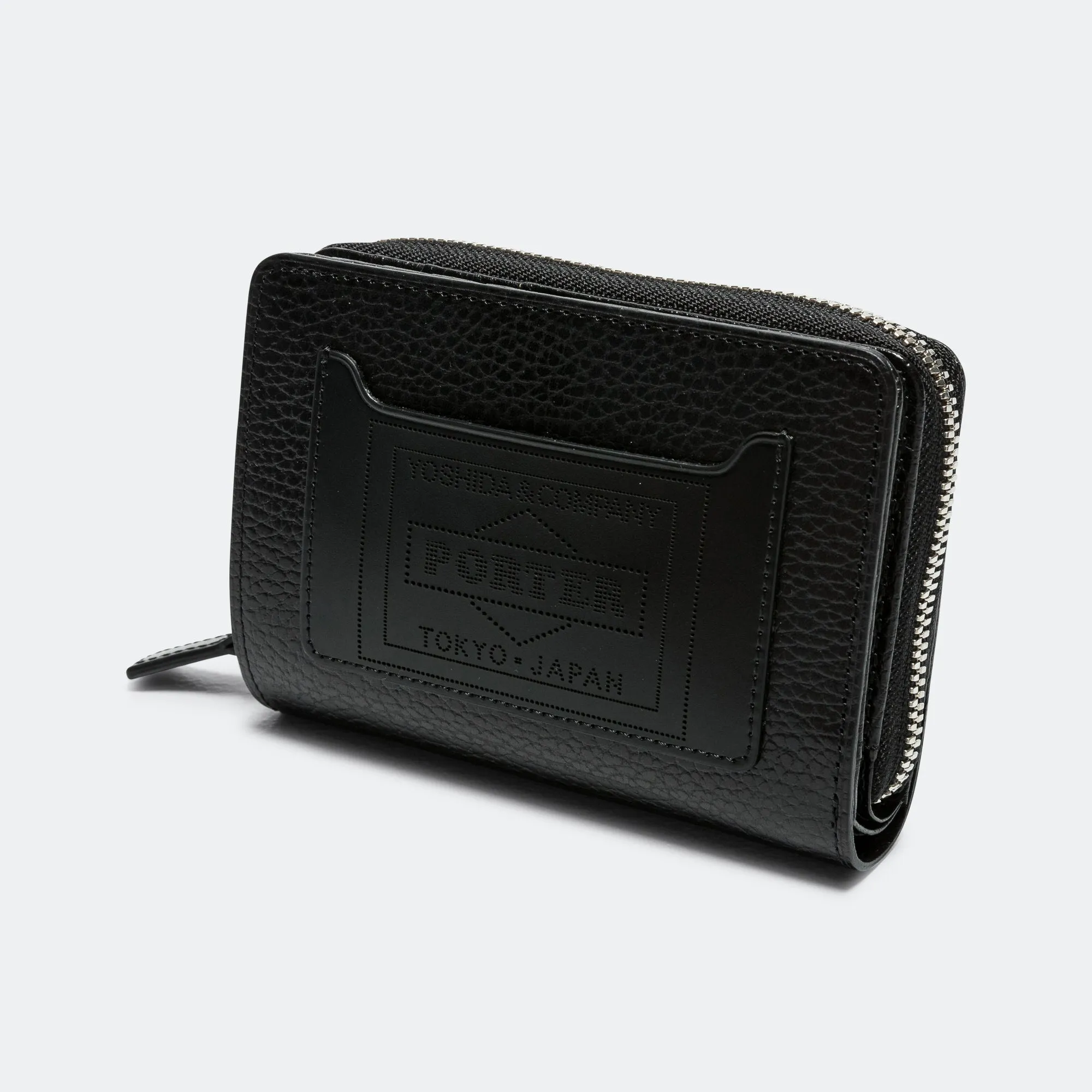 Glaze Zip Wallet - Black