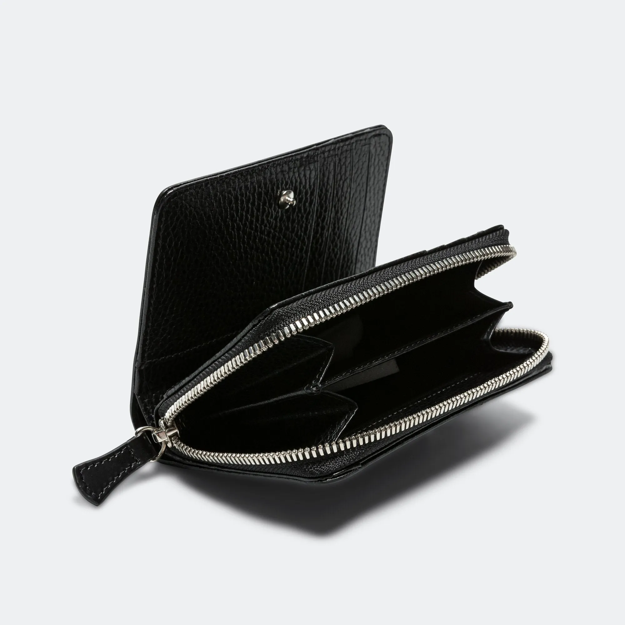 Glaze Zip Wallet - Black