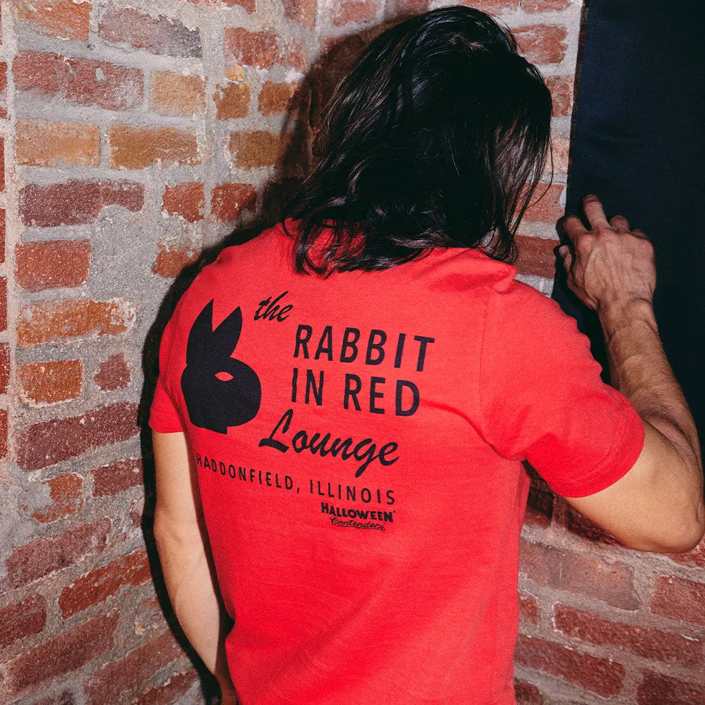 HALLOWEEN RABBIT IN RED SHIRT