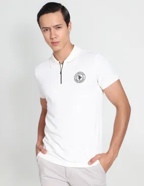 HD Print Muscle Fit Polo Shirt