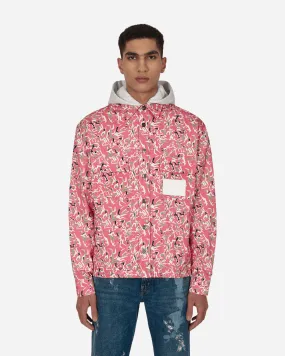 Hooded Workwear Shirt Pink