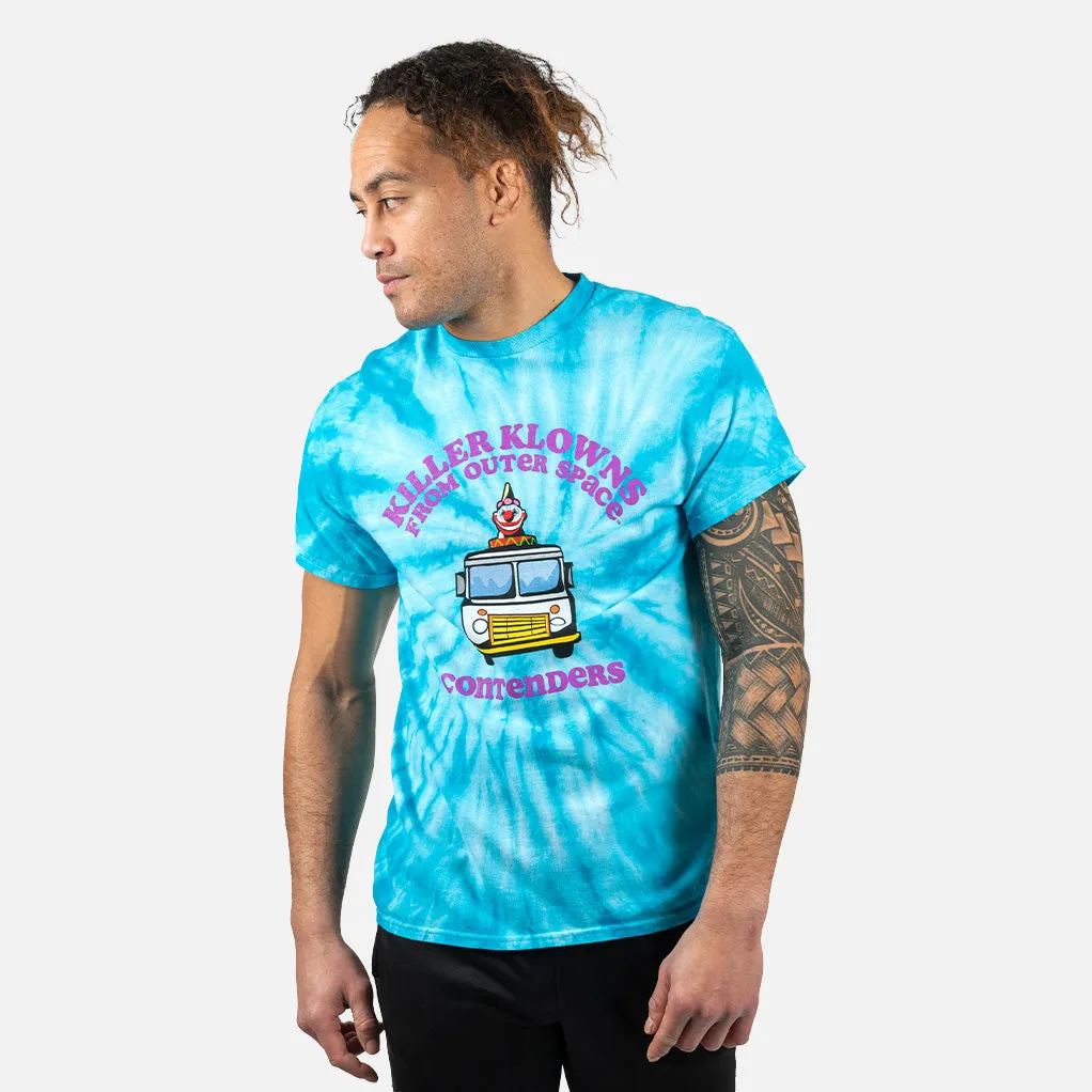 KILLER KLOWNS ICE CREAM TRUCKIN' TIE DYE SHIRT