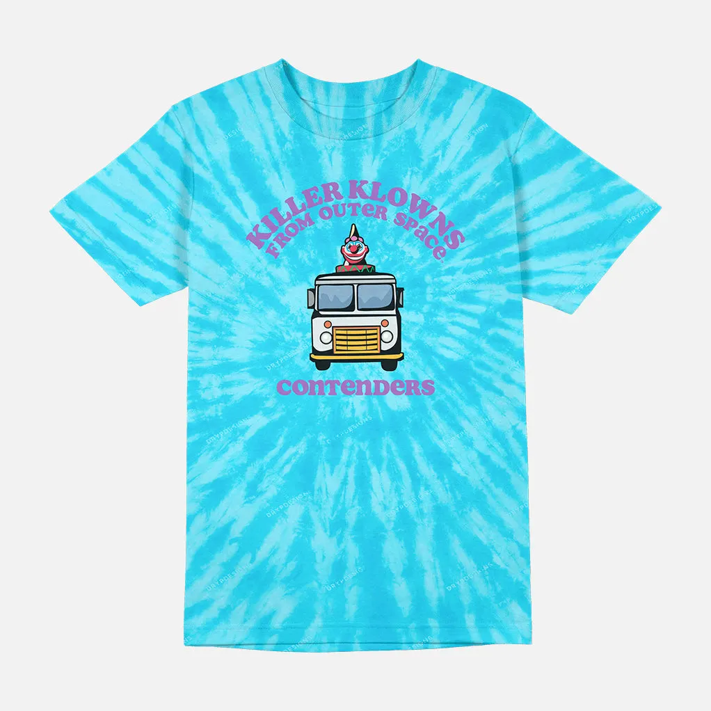 KILLER KLOWNS ICE CREAM TRUCKIN' TIE DYE SHIRT