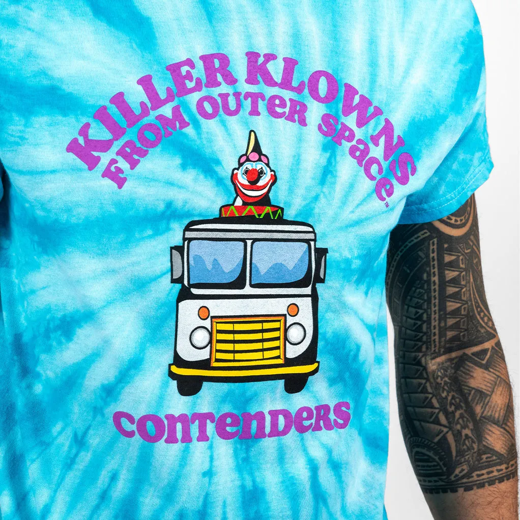 KILLER KLOWNS ICE CREAM TRUCKIN' TIE DYE SHIRT