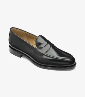 LOAKE Imperial Loafer - Black Polished Calf