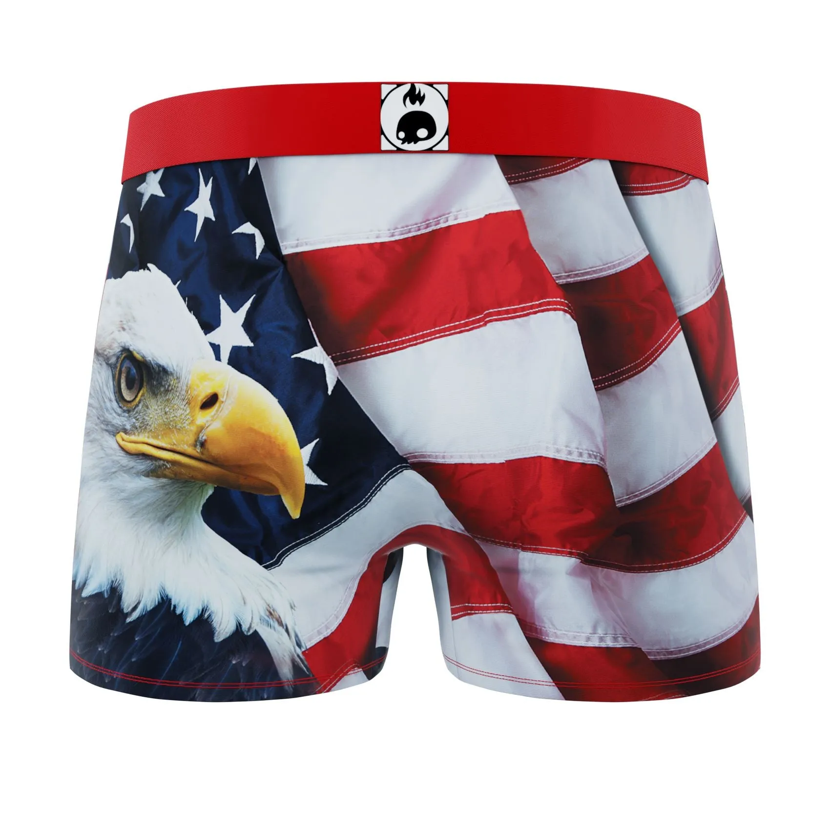 Men's Boxer Briefs - EAGLE FLAG