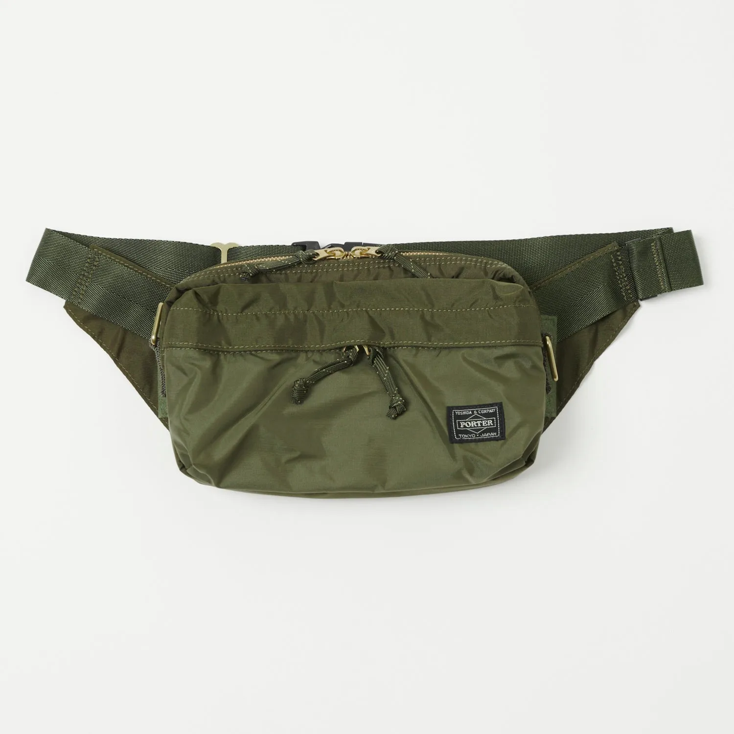 Porter-Yoshida & Co. Force 2-Way Waist Bag - Olive Drab