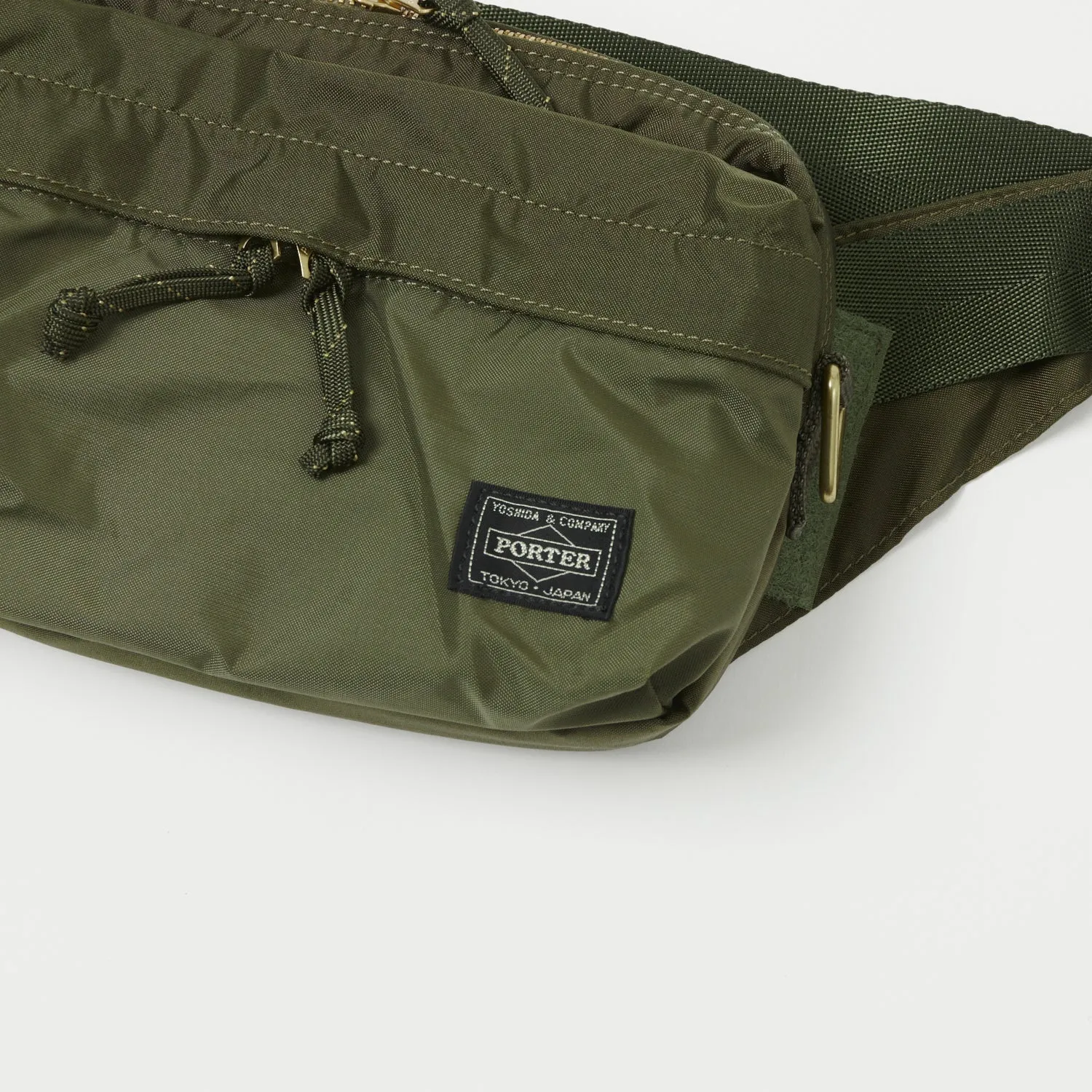 Porter-Yoshida & Co. Force 2-Way Waist Bag - Olive Drab