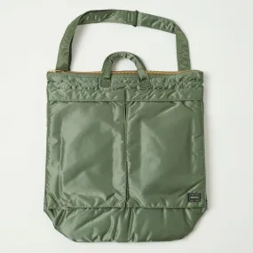 Porter-Yoshida & Co. Tanker 2-Way Helmet Bag - Sage Green