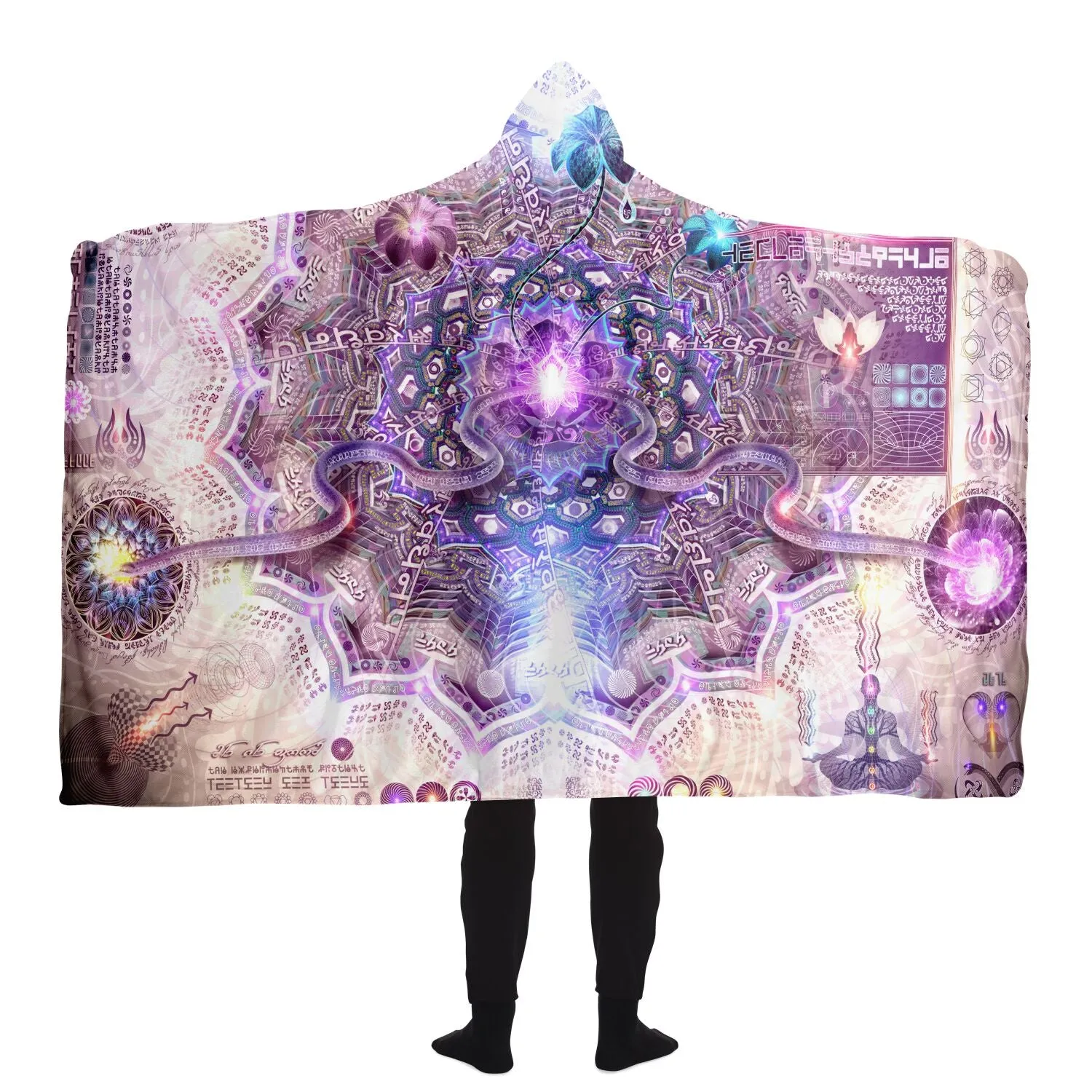 Sahasrara | Crown Chakra Hooded Blanket Sherpa