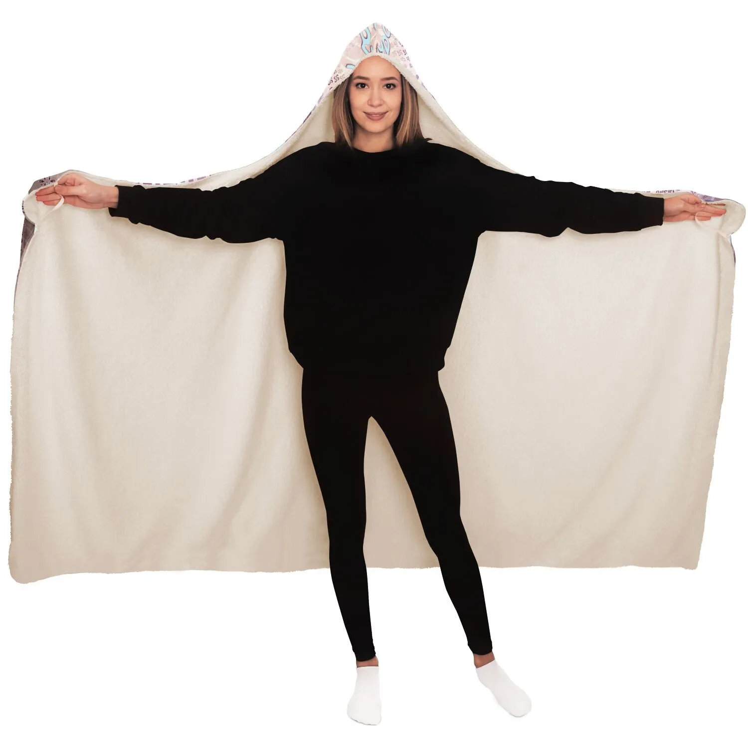 Sahasrara | Crown Chakra Hooded Blanket Sherpa