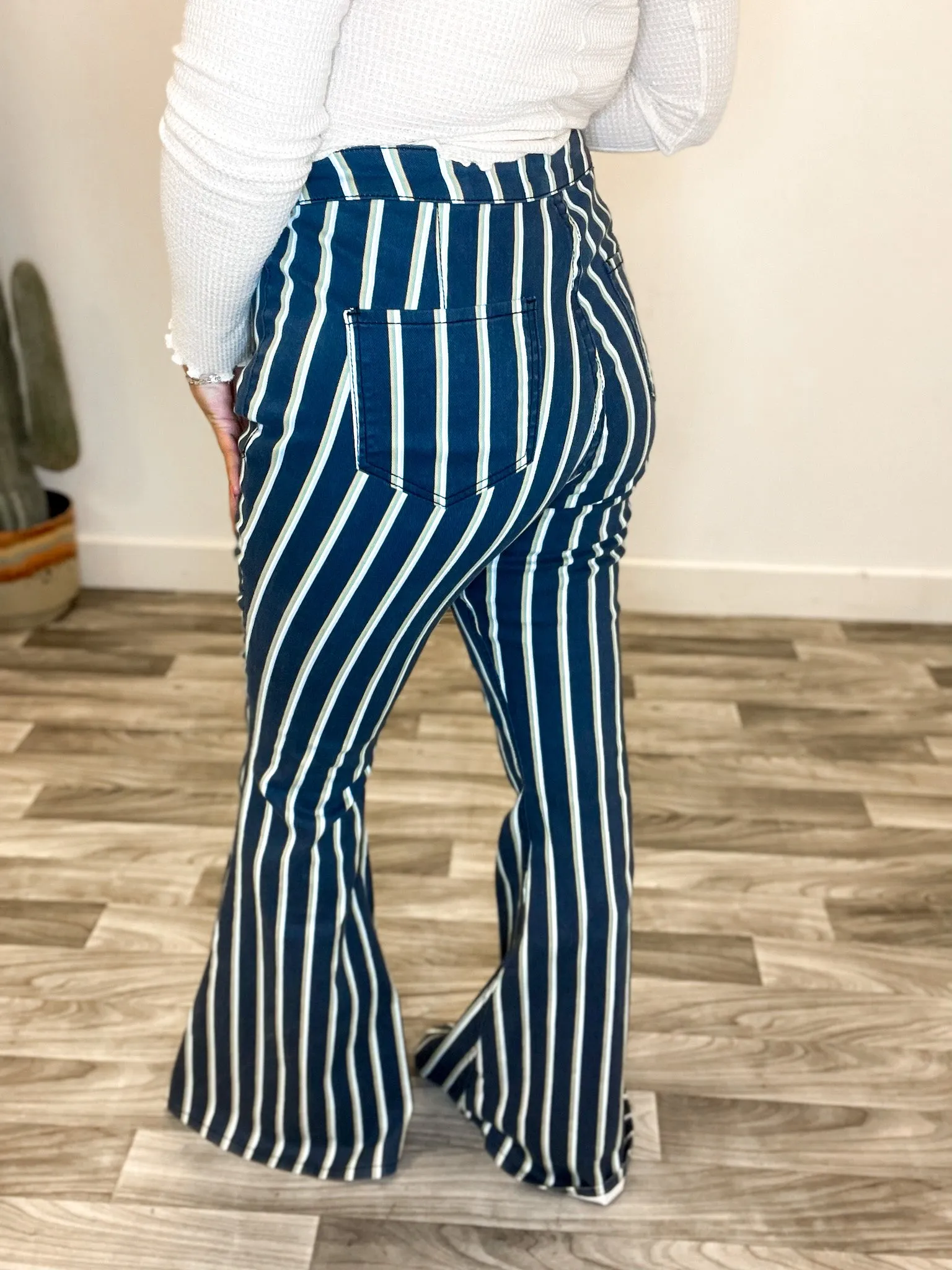 Stripe Flare Jean