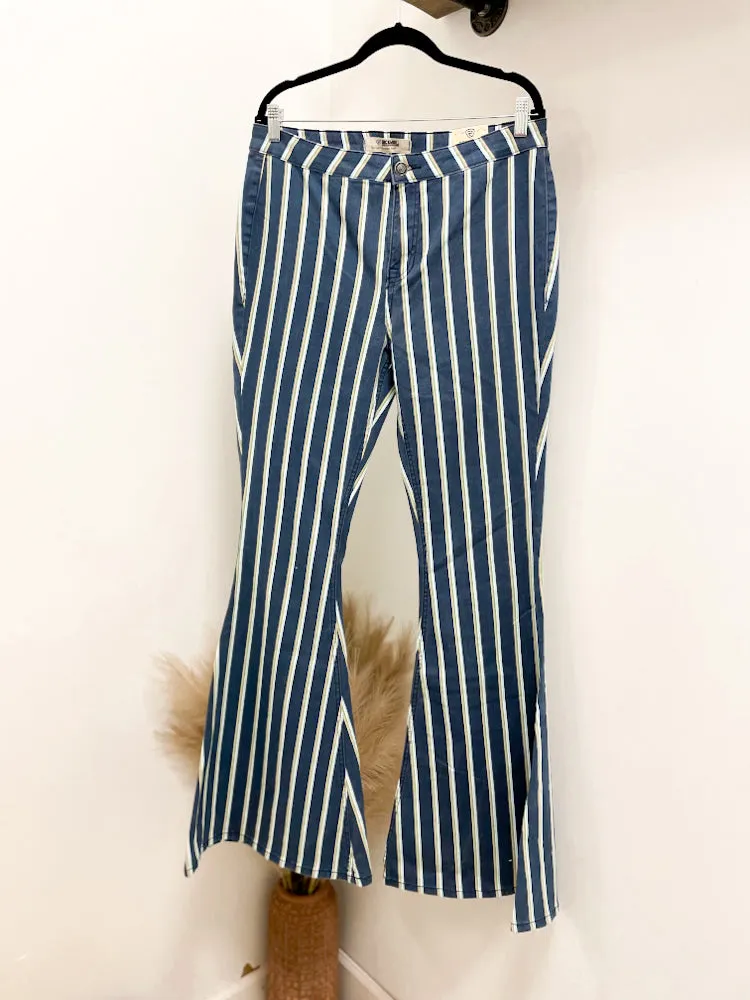 Stripe Flare Jean