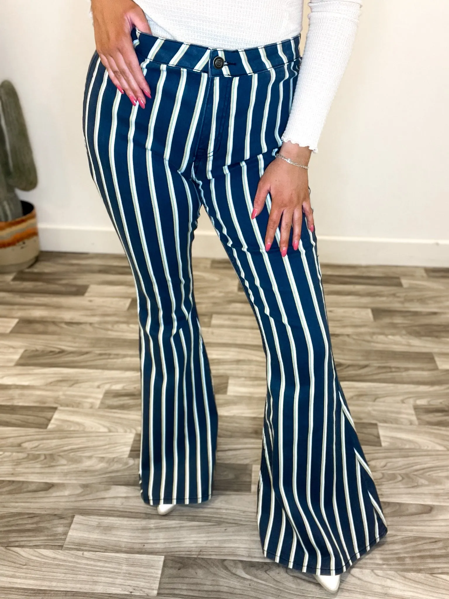 Stripe Flare Jean