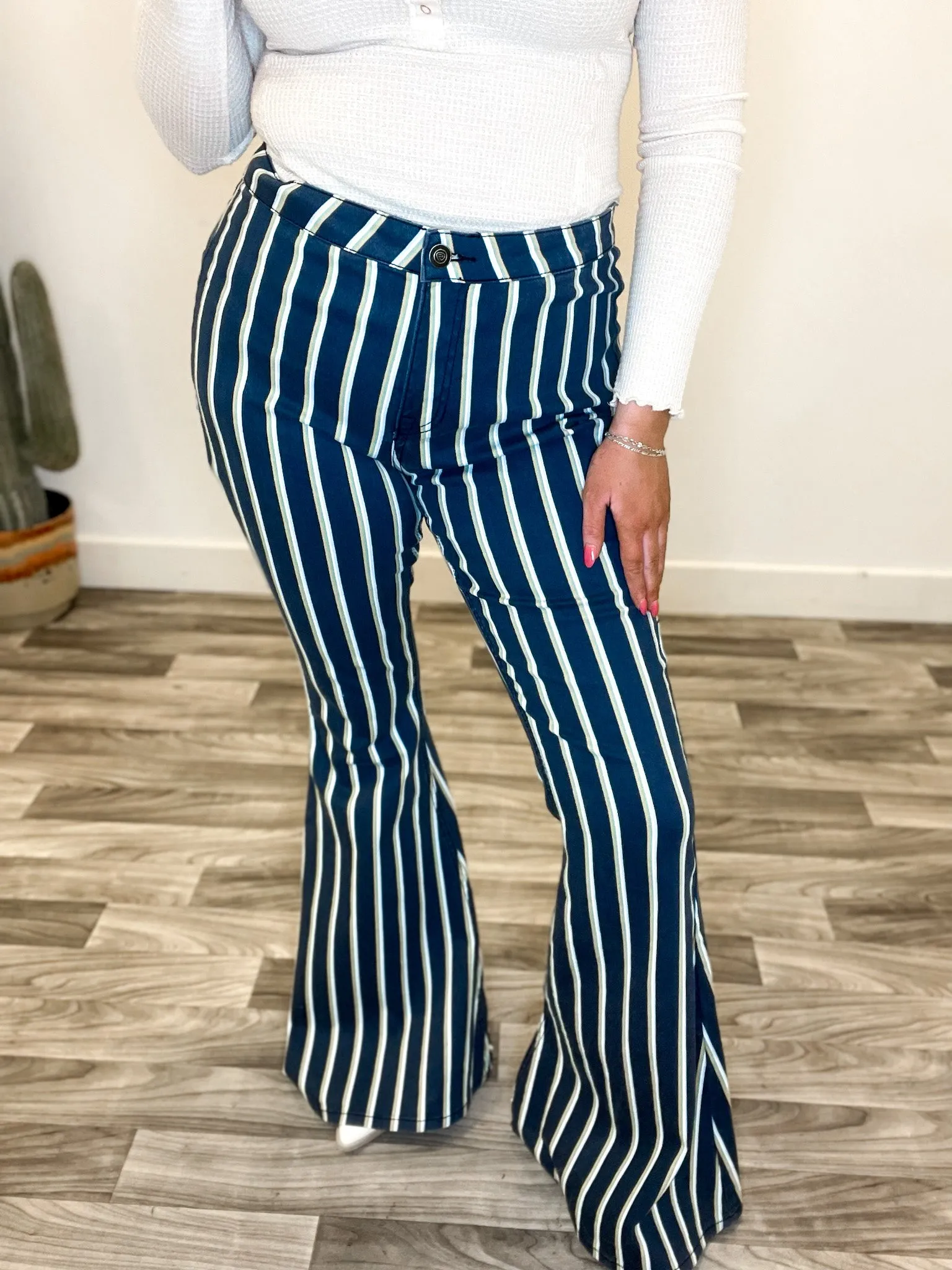 Stripe Flare Jean