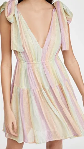 Sundress Fanya Mini Dress In Marbella Mix Pastel