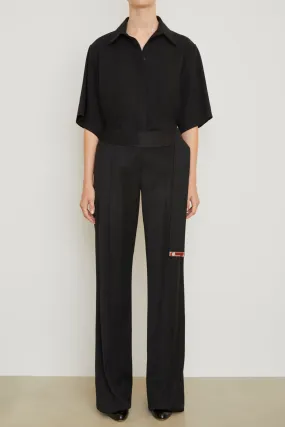 The Ashton Relaxed Fit Pant in Black