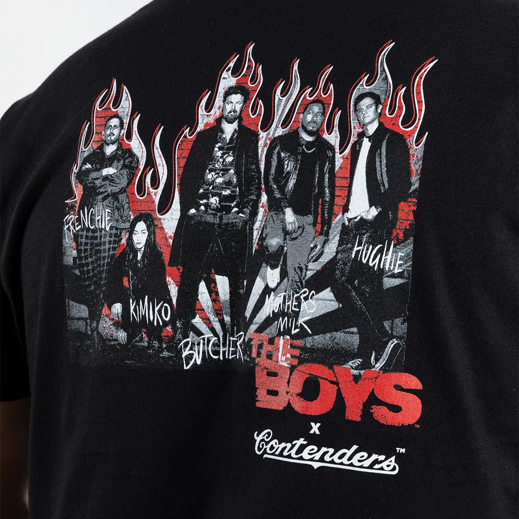 THE BOYS FLAMES SHORT SLEEVE SHIRT