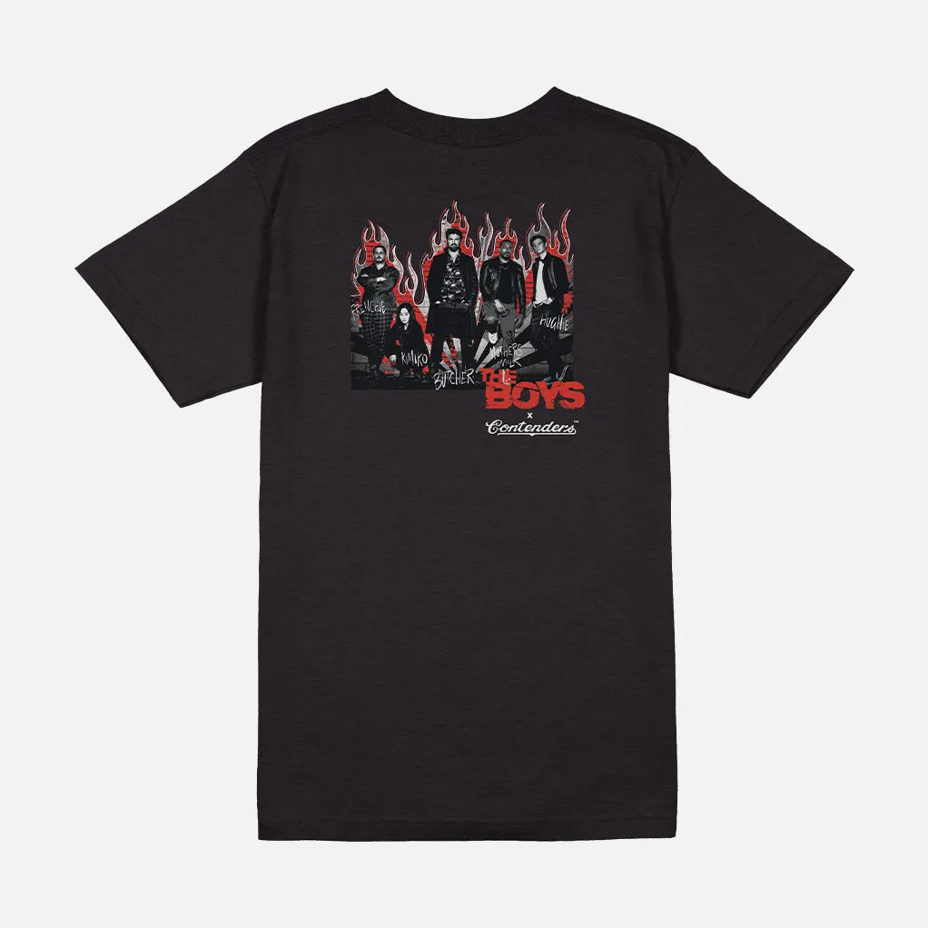 THE BOYS FLAMES SHORT SLEEVE SHIRT