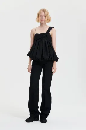 VIE | TOP CRINKLE PARACHUTE BLACK