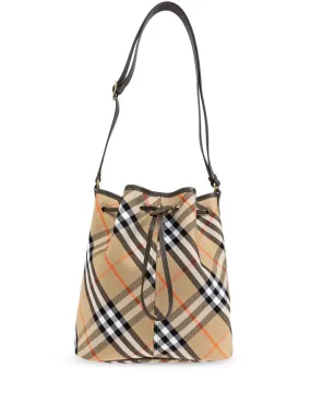 VINTAGE CHECK BUCKET SHOULDER BAG