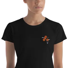 Women's Embroidered T-shirt - Adaptavist Balloon Design