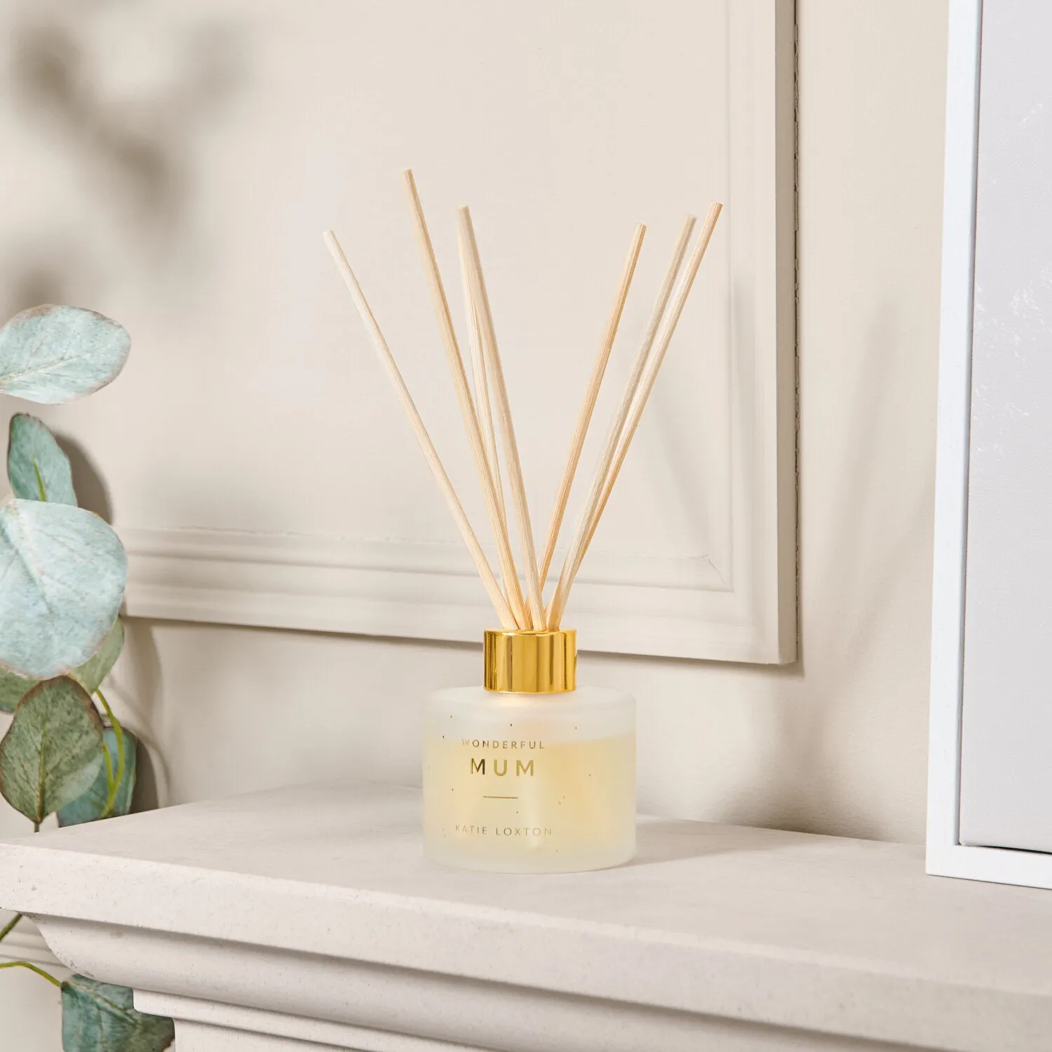 'Wonderful Mum' Sentiment Reed Diffuser | Dusty Pink